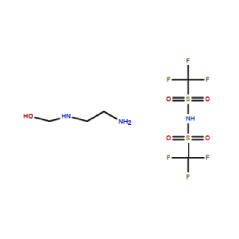 Hydroxyethyl ethylenediamine bis(trifluoromethylsulfonyl)imide salt